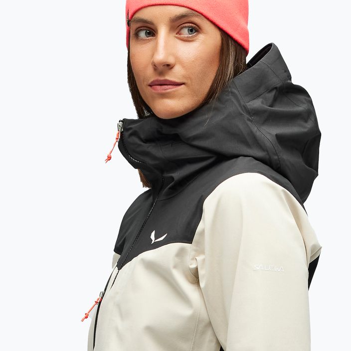 Salewa moteriška slidinėjimo striukė Sella 3L Ptxr juoda ir smėlio spalvos 00-0000028187 3