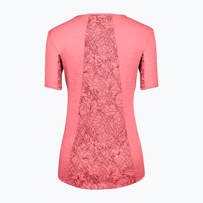 Salewa Puez Graphic 2 Dry moteriški trekingo marškinėliai rožinės spalvos 00-0000027400 2