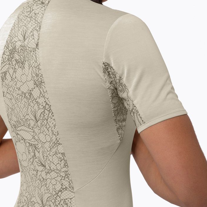 Salewa Puez Graphic 2 Dry moteriški trekingo marškinėliai beige 00-0000027400 3