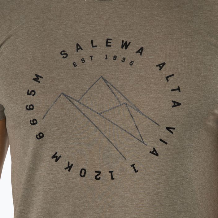 Vyriški Salewa Alta Via Dry trekingo marškinėliai rudi 00-0000027406 4
