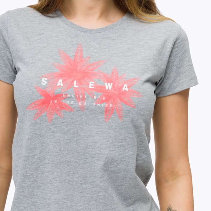 Moteriški trekingo marškinėliai Salewa Lines Graphic Dry Grey 00-0000028064 3