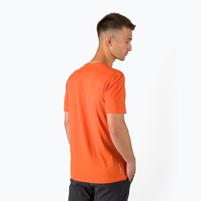 Vyriški Salewa Alpine Hemp Logo trekingo marškinėliai oranžiniai 00-0000028132 3