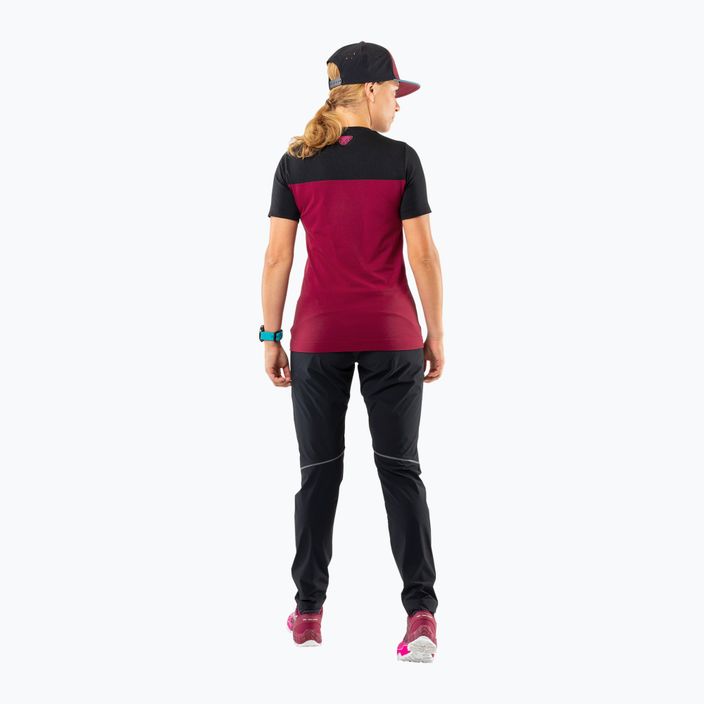 DYNAFIT Traverse S-Tech moteriški turistiniai marškinėliai raudoni 08-0000071553 2