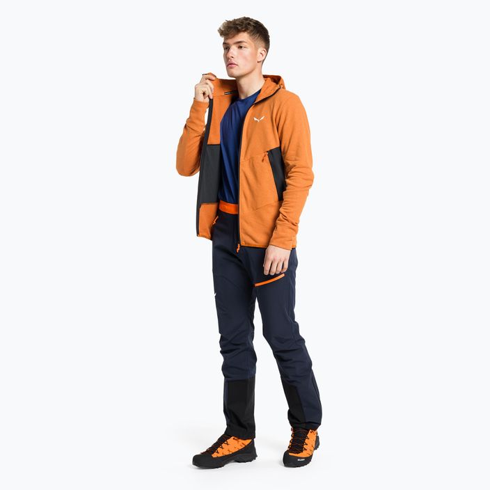 Salewa vyriškas džemperis Lavaredo Hemp Hooded orange 00-0000028237 2