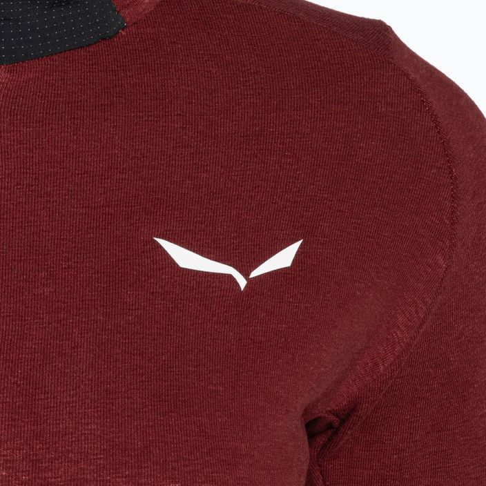Salewa moteriškas džemperis Lavaredo Hemp Hooded raudonas 00-0000028238 5
