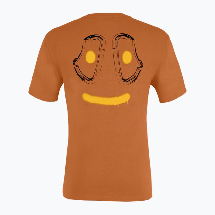 Salewa vyriški alpinistiniai marškinėliai Lavaredo Hemp Print brown 00-0000028367 5