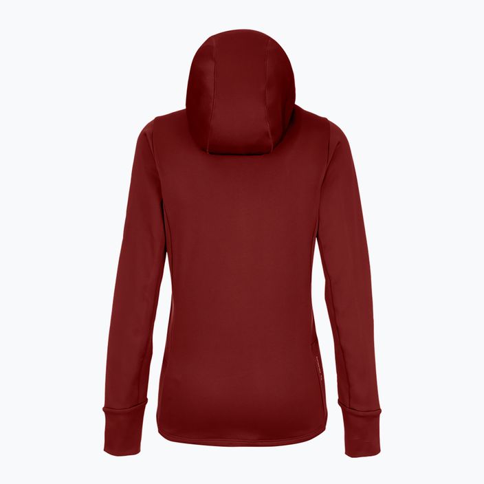 Salewa moteriškas trekingo džemperis Puez Polarlite su gobtuvu raudonas 00-0000028522 8