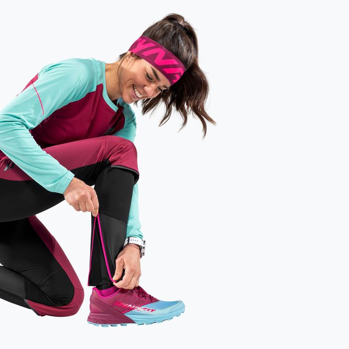 DYNAFIT Alpine moteriški bėgimo bateliai rožiniai-mėlyni 08-0000064065 12