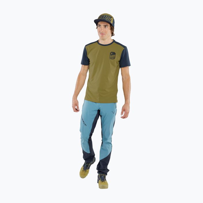 Vyriški marškinėliai DYNAFIT Transalper Light žygio marškinėliai žali 08-0000071298 5