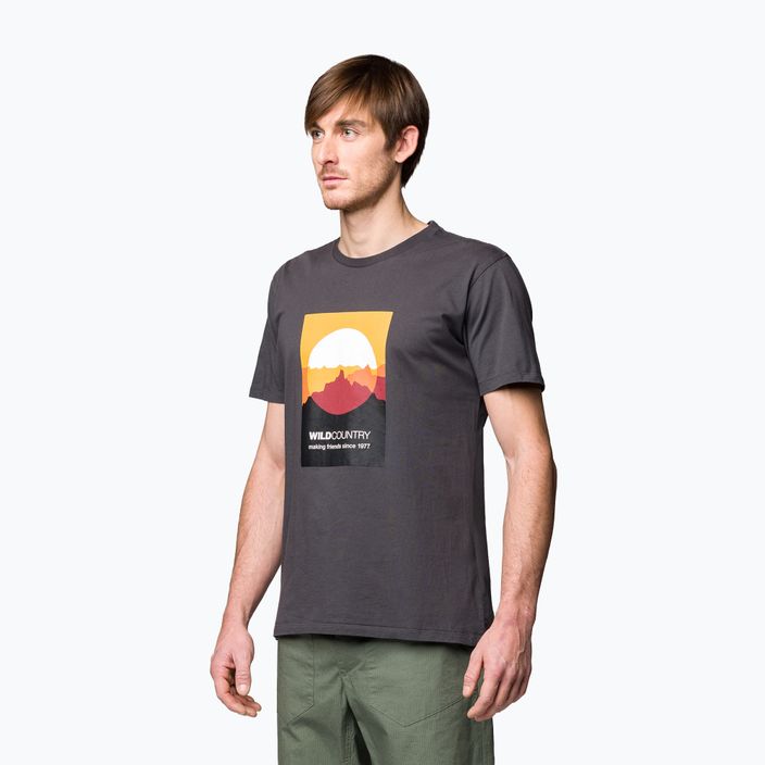 Vyriški pilki alpinistiniai marškinėliai Wild Country Heritage 40-0000095240 3