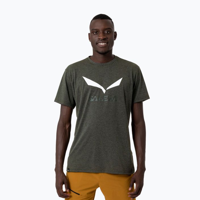 Vyriški Salewa Solidlogo Dry tamsiai žali trekingo marškinėliai 00-0000027018 2