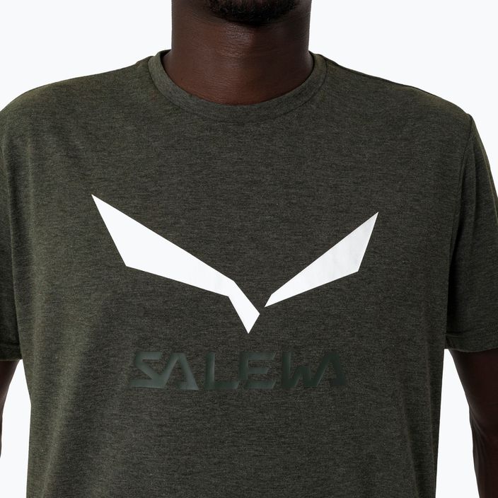 Vyriški Salewa Solidlogo Dry tamsiai žali trekingo marškinėliai 00-0000027018 4
