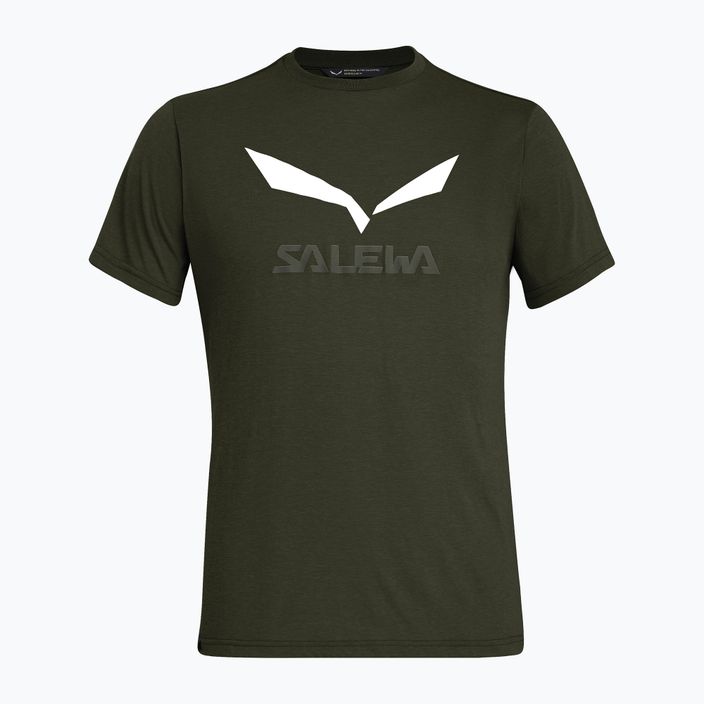 Vyriški Salewa Solidlogo Dry tamsiai žali trekingo marškinėliai 00-0000027018 5
