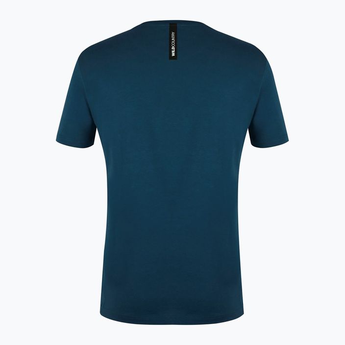 Vyriški "Wild Country Flow" alpinistiniai marškinėliai tamsiai mėlynos spalvos 5