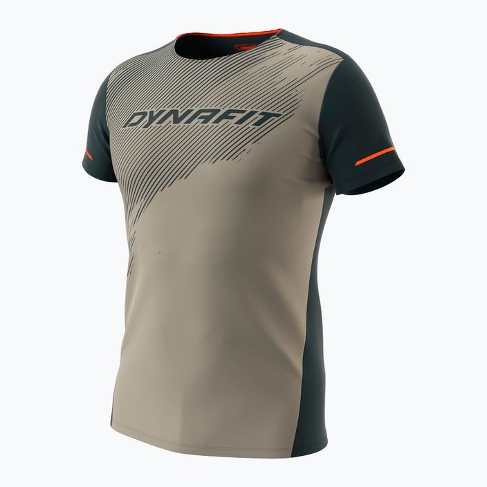 Vyriški bėgimo marškinėliai DYNAFIT Alpine 2 rock chaki spalvos 3