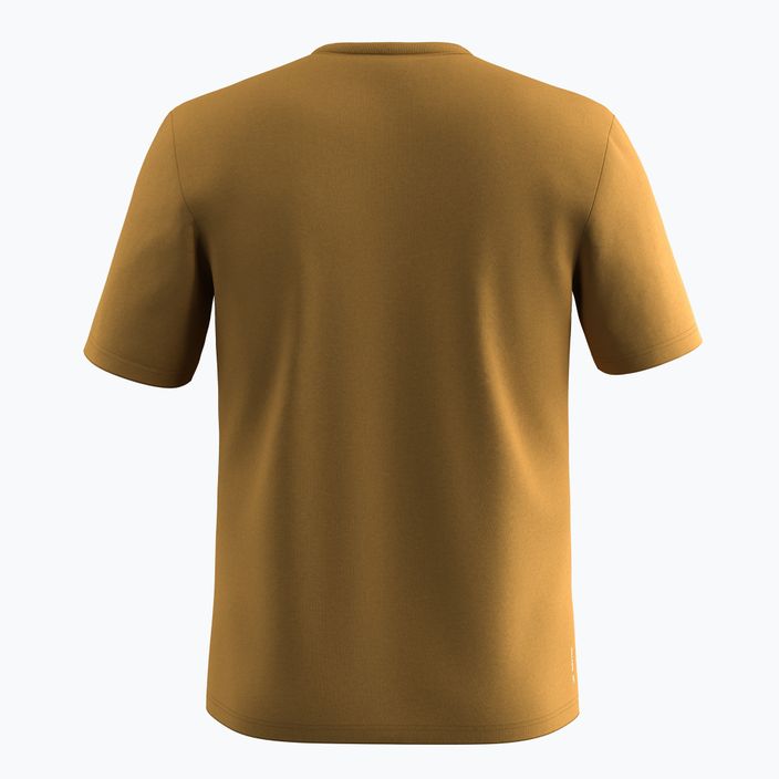 Vyriški žygio marškinėliai Salewa Solidlogo Dry golden brown 2