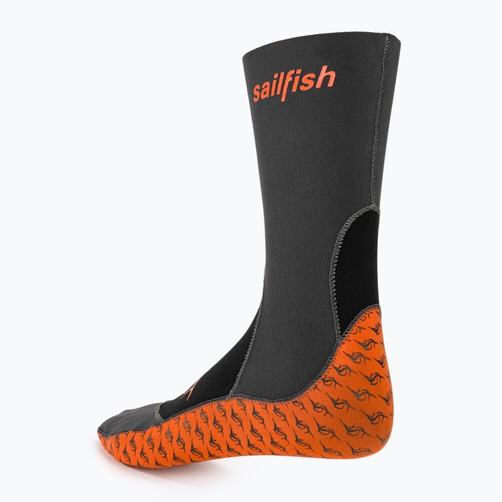 Sailfish neopreninės kojinės juodos ir oranžinės spalvos 2