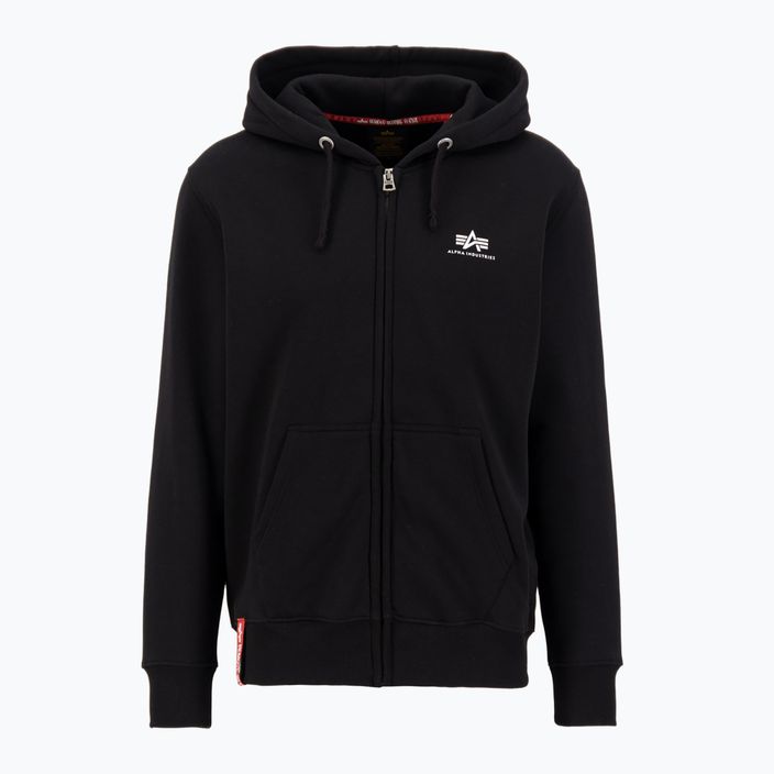 Vyriškas džemperis Alpha Industries Basic Zip SL black 2