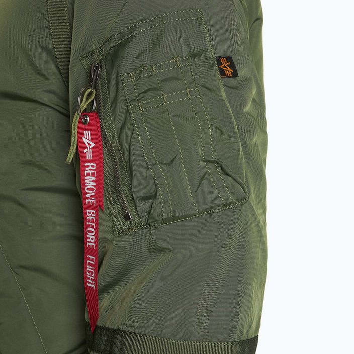 Alpha Industries vyriška striukė B15-3 TT sage green 5