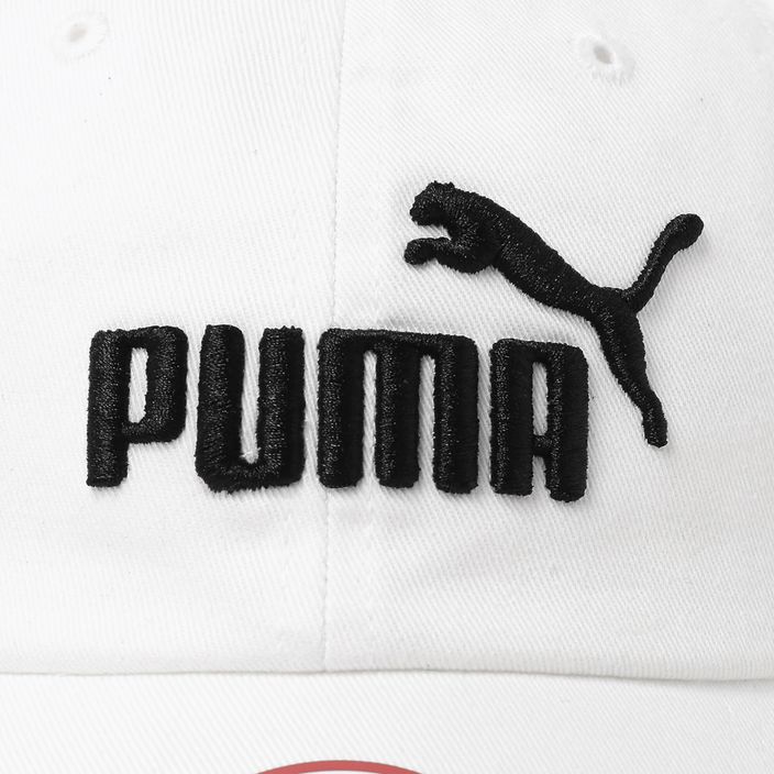 Vaikiška kepuraitė su snapeliu PUMA Ess Cap Jr puma white/no.1 5