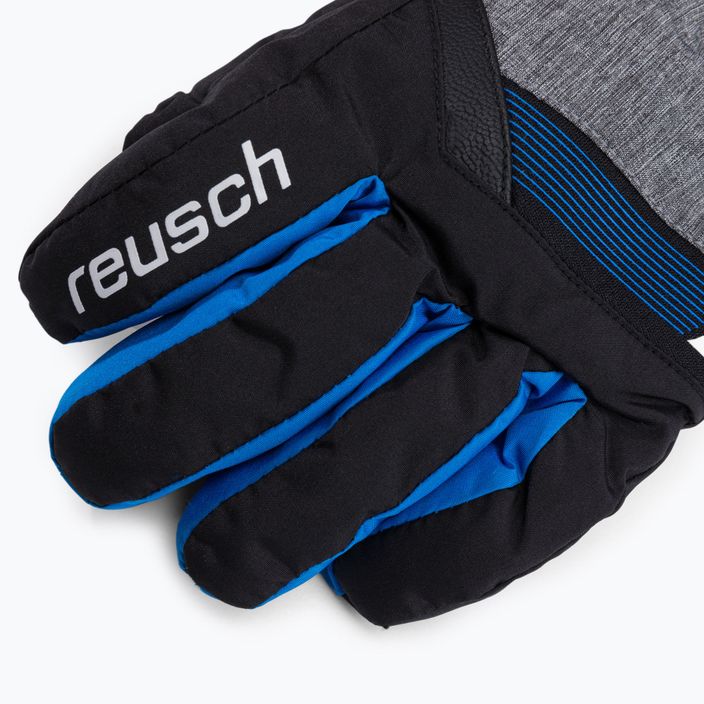 Reusch Flash Gore-Tex vaikiška slidinėjimo pirštinė juoda/juoda melanžinė/brilliant blue 4