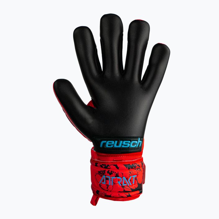 Reusch Attrakt Grip Evolution Finger Support Vartininko pirštinės raudonos 5370820-3333 6