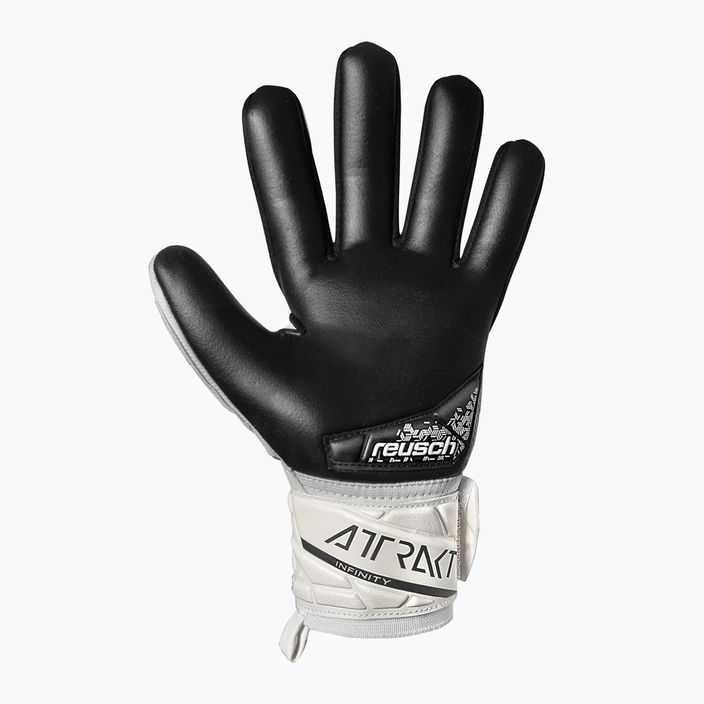 Vartininkų pirštinės Reusch Attrakt Infinity NC white/black 3