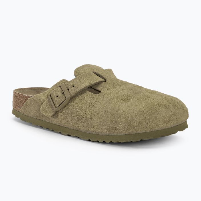 Šlepetės BIRKENSTOCK Boston SFB VL Narrow faded khaki