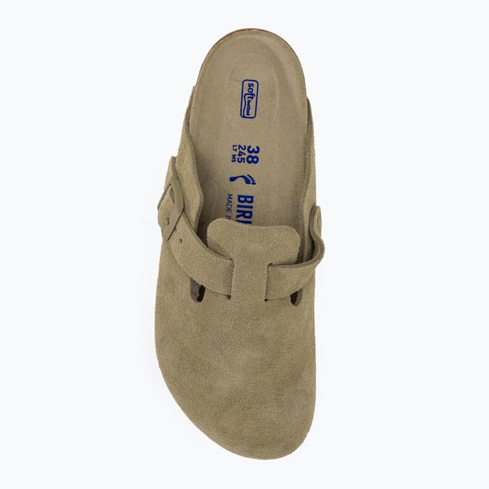 Šlepetės BIRKENSTOCK Boston SFB VL Narrow faded khaki 5