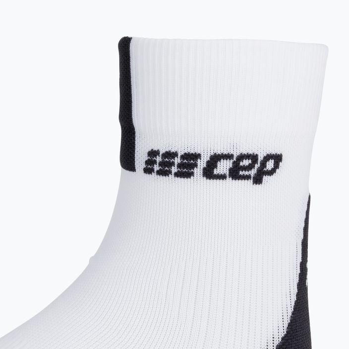 CEP vyriškos bėgimo kompresinės kojinės 3.0 baltos WP5B8X 4