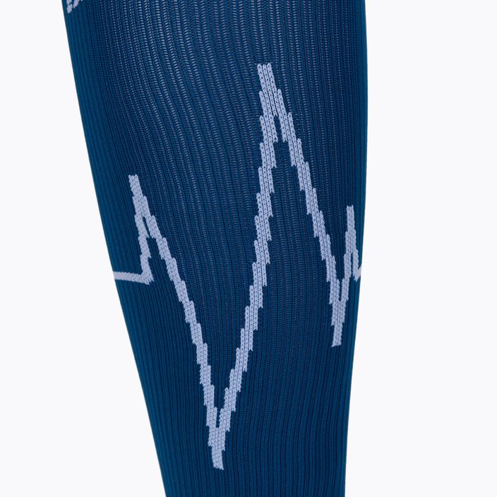 CEP Heartbeat mėlynos vyriškos kompresinės bėgimo kojinės WP30NC2 3
