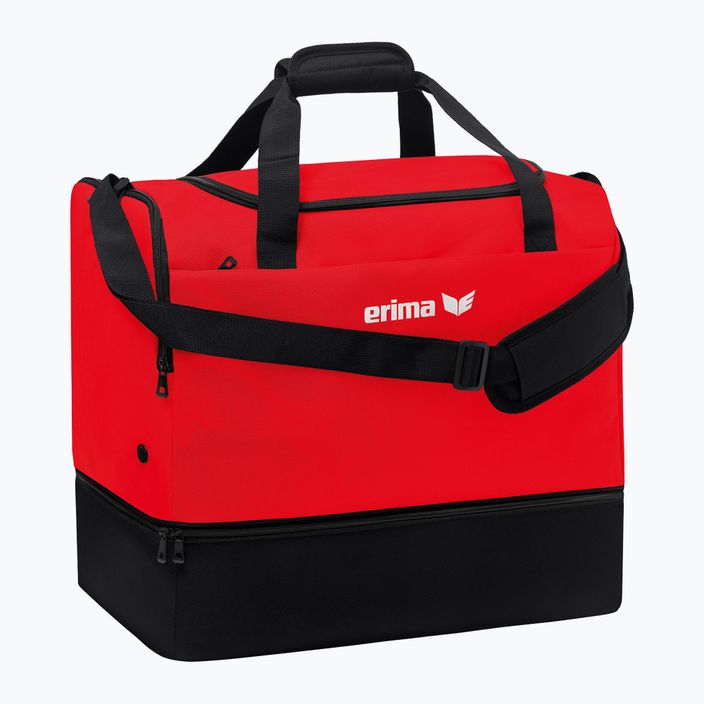 Treniruočių krepšys ERIMA Team Sports Bag With Bottom Compartment 65 l red
