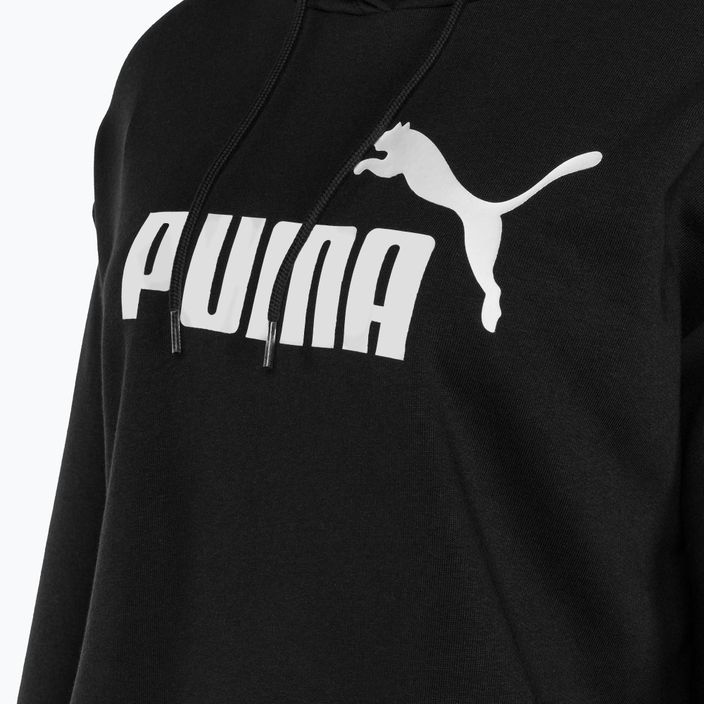 Moteriškas džemperis PUMA ESS Cropped Logo Hoodie TR puma black 3