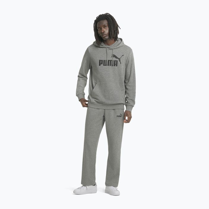 Vyriškas džemperis PUMA Essentials Big Logo Hoodie TR medium gray heather 2
