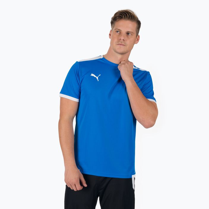 Vyriški futbolo marškinėliai PUMA Teamliga Jersey blue 704917 02