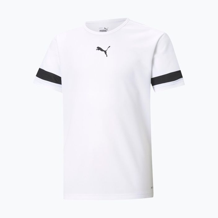 PUMA vaikiški futbolo marškinėliai teamRISE Jersey balti 704938 04 5