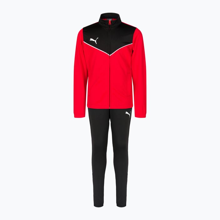 PUMA Individualrise sportinis kostiumas Vaikų futbolo sportinis kostiumas raudona/juoda 657535 01