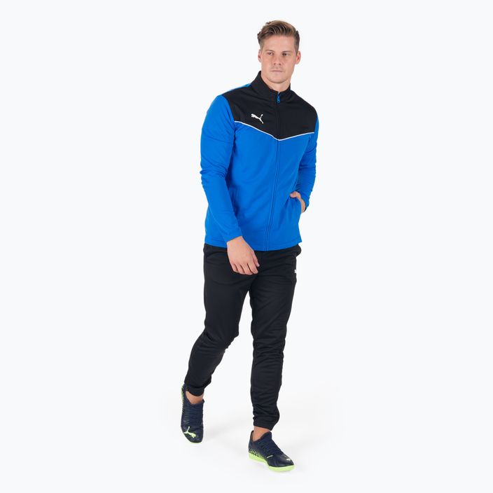 PUMA vyriškas futbolo sportinis kostiumas Individualrise Sportinis kostiumas mėlyna/juoda 657534 06