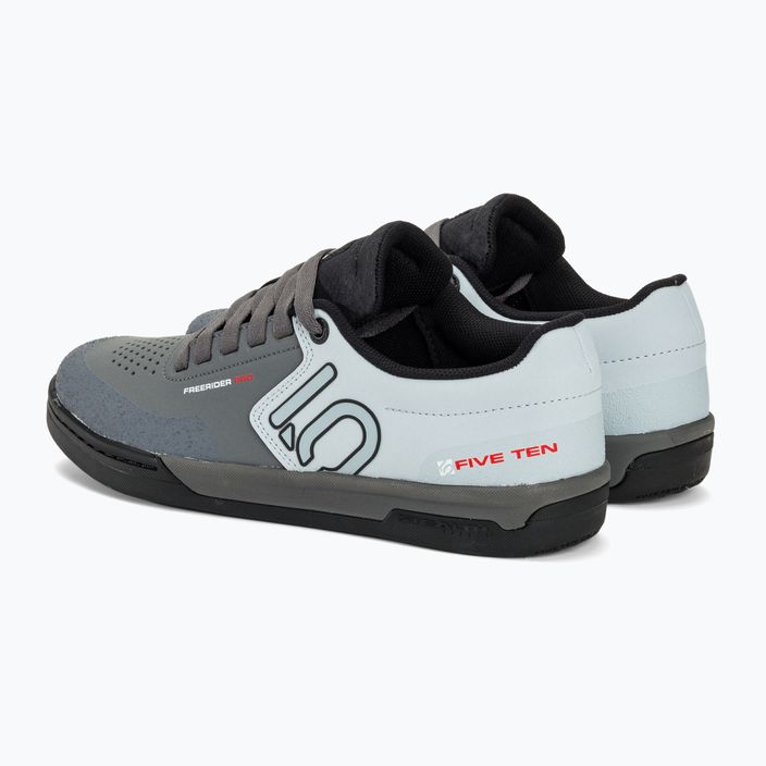 Dviračio batai platformos vyriški adidas FIVE TEN Freerider Pro grey five/ftwr white/halo blue 4