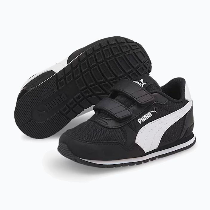 Vaikiški batai PUMA ST Runner v3 Mesh V Inf puma black/puma white 3