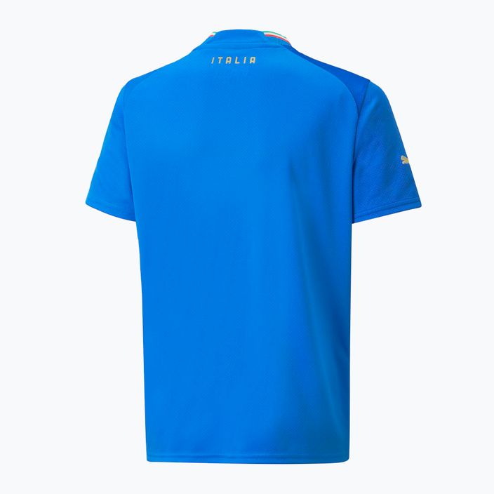 PUMA vaikiški futbolo marškinėliai Figc Home Jersey Replica blue 765645 01 9