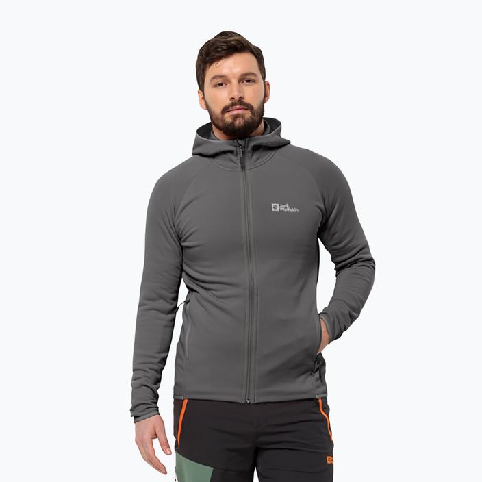 Vyriškas fliso džemperis Jack Wolfskin Baiselberg Hooded Fz