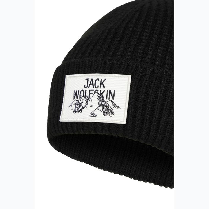 Žieminė kepurė Jack Wolfskin Badge black 2