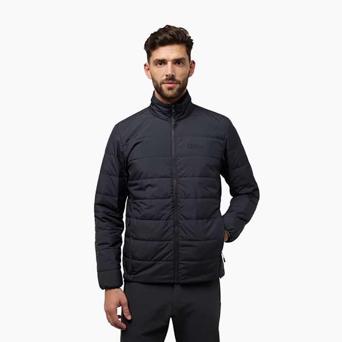 Vyriška striukė 3in1 Jack Wolfskin Jasper 3In1 black olive 4