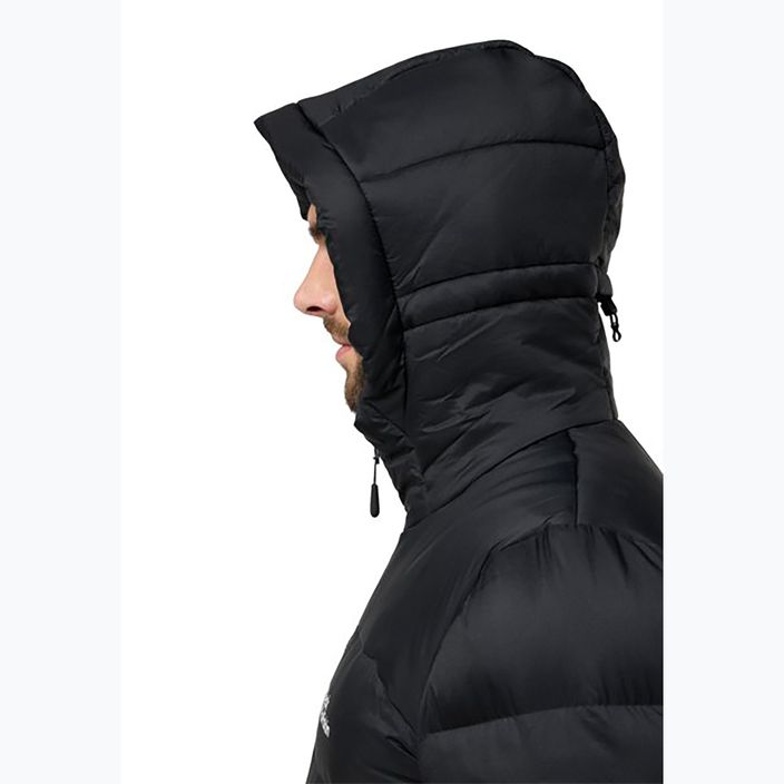 Vyriška pūsta striukė Jack Wolfskin Nebelhorn Down Hoody black 3