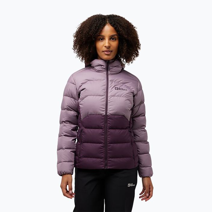 Moteriška pūsta striukė Jack Wolfskin Ather Down Hoody midnight plum