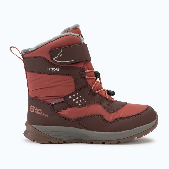 Vaikiški batai Jack Wolfskin Polar Bear-G Texapore High Vc dark mahogany 2