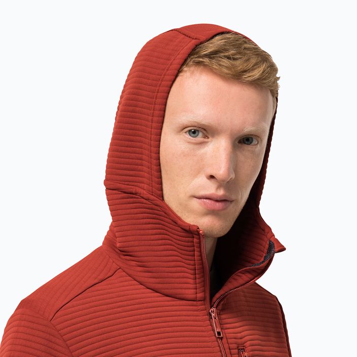 Jack Wolfskin vyriškas vilnonis džemperis Modesto raudonas 1706492_3740 3