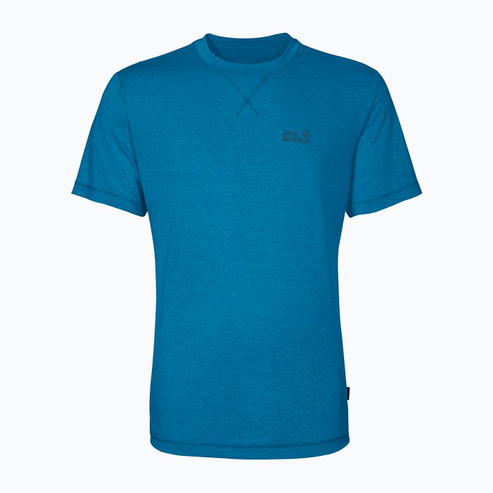 Jack Wolfskin vyriški trekingo marškinėliai Crosstrail blue 1801671_1361 3