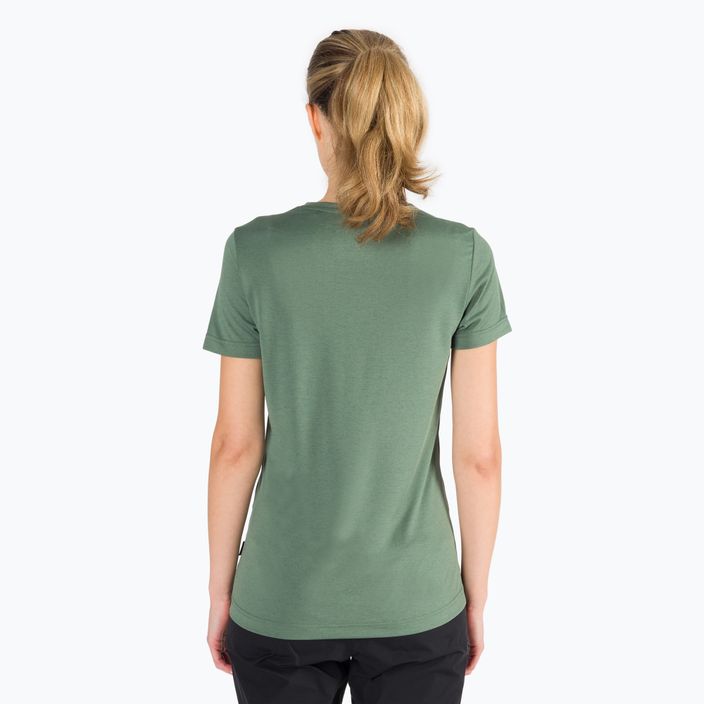 Jack Wolfskin moteriški trekingo marškinėliai Crosstrail green 1801692_4311 3